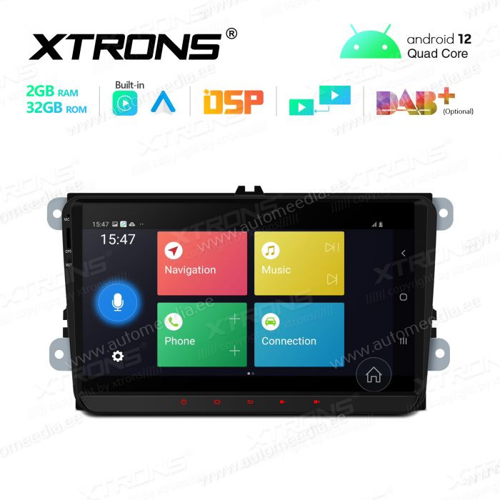 VW Passat B6 | B7 | Multivan | Transporter T5 | T6 | Amarok | Tiguan | Touran | Sharan mudelipõhine Android 12 GPS autoraadio ja multimeedia keskus