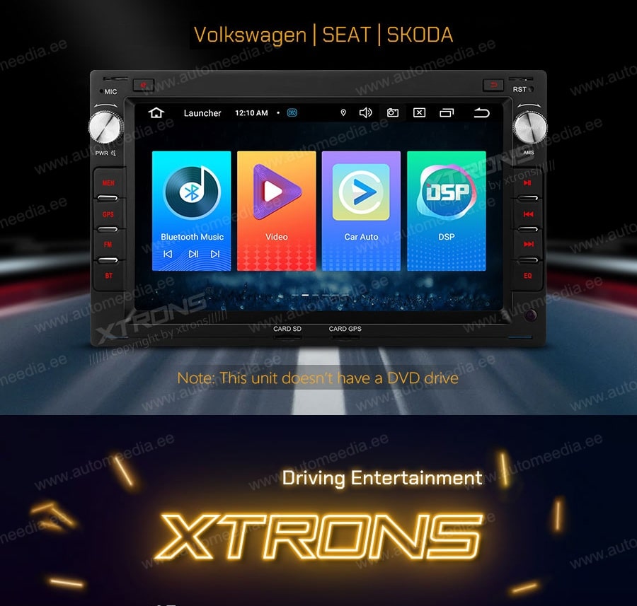 Volkswagen Transporter -09 | Passat B5 | Golf IV XTRONS PSF70MTWL merkkikohtainen Android GPS multimedia näyttösoitin
