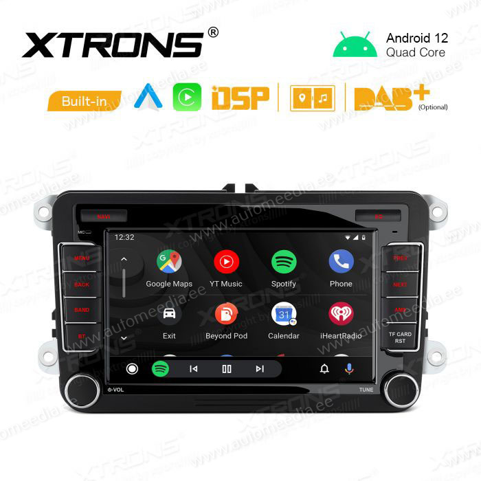 VW Passat B6 | B7 | Multivan | Transporter T5 | T6 | Amarok | Tiguan | Touran | Sharan mudelipõhine Android 12 GPS autoraadio ja multimeedia keskus