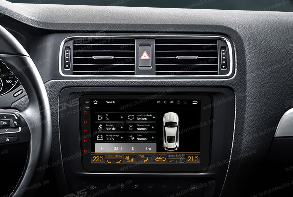 VW Passat B6 | B7 | Multivan | Transporter T5 | T6 | Amarok | Tiguan | Touran | Sharan XTRONS PSN80MTVLS Car multimedia GPS player with Custom Fit Design