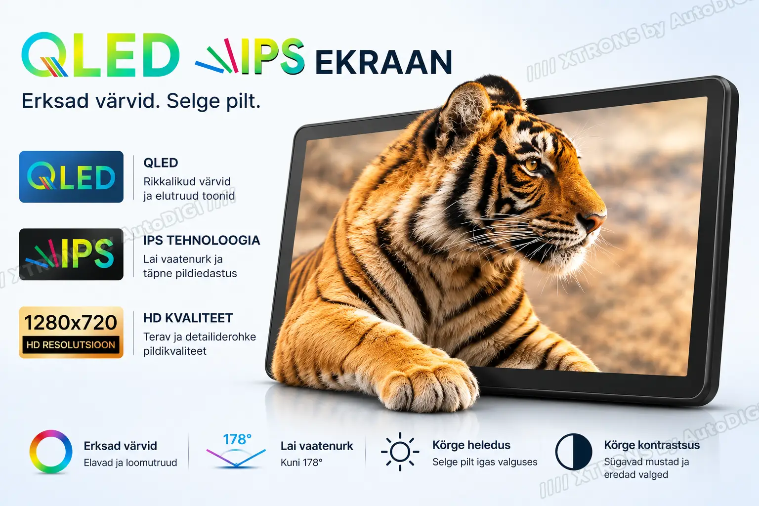 XTRONS XTR10MAN XTRONS XTR10MAN HD mahutundlik puuteekraan GPS navi